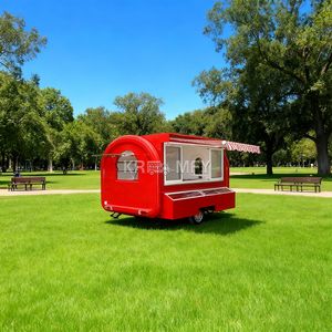 Carrito de Comida Rápida Personalizado para Venta de Hot Dogs, Jugos y Café, Remolque Móvil para Exteriores - Product Image 2