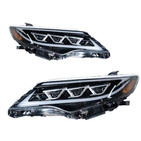 Conjunto de Faros LED de 12V de Marca Personalizada, Estilo Triple Proyector, Luces de Circulación Diurna, Señal de Giro Secuencial para Diversos Modelos
