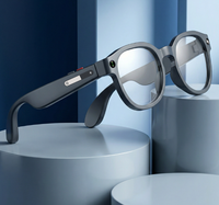 Lunettes Intelligentes IA avec Double Caméra 5MP, Recharge Magnétique, Traduction et Audio en Temps Réel, Lunettes Intelligentes IA avec Caméra