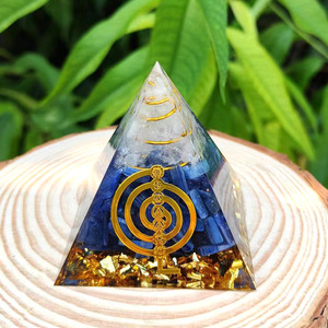 Đen Tourmaline cầu vồng Moonstone pha lê Sphere orgonite orgone kim tự tháp cho tinh thần chữa bệnh Reiki Thiền - Product Image 5