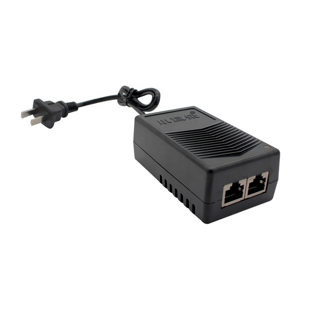 Factory Price 48V 0.3A 0.5A PSU POE Injector Over Ethernet Adapter 48V Desktop POE Adapter Switching Power Supply
