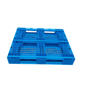 Palette en plastique européenne d'utilisation au sol de grille résistante pour l'empilage d'entrepôt Ventes directes d'usine Palette de grille en forme de carré - Product Image 3