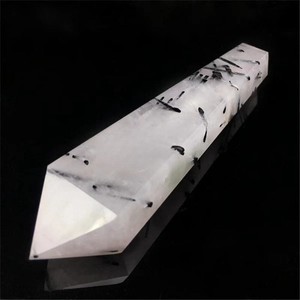 2023 Großhandel Raucher set Natur kristall Edelstein Punkt Heils teine Rauch laden Poliert Klar Quarz Crystal Point Zauberstab - Product Image 5
