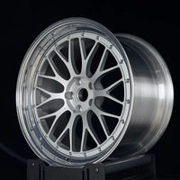 LZT-285 Jantes multi-rayons 2 pièces, nouveau design, 5 trous, 19, 20, 21 pouces, disque profond en aluminium triple chrome, profil 5x112 5x130 pour M2