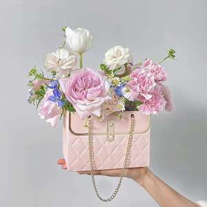 Cesta <span class=keywords><strong>de</strong></span> embalaje para ramo, caja <span class=keywords><strong>de</strong></span> regalo, bolsa <span class=keywords><strong>de</strong></span> <span class=keywords><strong>flores</strong></span> con cadena <span class=keywords><strong>de</strong></span> Metal, Cubo <span class=keywords><strong>de</strong></span> almacenamiento para ramo, bolsa <span class=keywords><strong>de</strong></span> <span class=keywords><strong>flores</strong></span>, bolso, boda, <span class=keywords><strong>fiesta</strong></span> <span class=keywords><strong>de</strong></span> cumpleaños - Product Image 3