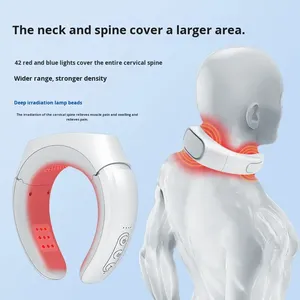 Ergonomic Neck <b>Massager</b> Red Light C Shape Neck Wrap Portable Home Use - Product Image 4