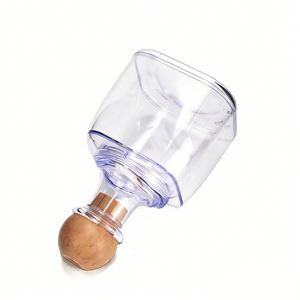375ml Mini Tequila & Wine <b>Bottle</b> Wine Plastic Cups Modern <b>Cork</b> Stopper and Direct Drinking Feature - Product Image 3
