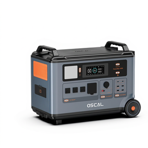 Générateur Solaire OSCAL PowerMax 6000 (600Wh) avec Batterie LFP 120/240V pour Maison et Urgences, Onduleur Pur Sinus, Compatible Panneau Solaire et Voiture - Expédition depuis l'Entrepôt Américain - Product Image 1