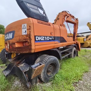 Excavadora de ruedas usada de la marca coreana más vendida, Doosan DH210W-7, en buen estado, excavadora de neumáticos DOOSAN 210 de segunda mano en venta. - Product Image 6