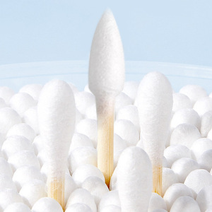 Coton-tiges double extrémité pour usage cosmétique et hospitalier, avec pointes pointues et rondes pour le nettoyage des oreilles, jetables et hygiéniques - Product Image 2