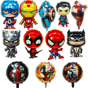 Nouveau <span class=keywords><strong>Spider</strong></span>-<span class=keywords><strong>Man</strong></span> Super feuille ballon personnage de dessin animé main chauve-souris capitaine chauve-souris hélium balle décoration de fête - Product Image 2