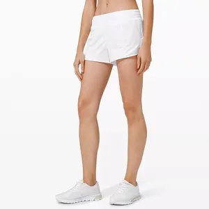 2021 New Summer Quick Dry Breathable Hotty Hot High Rise Butt Lift Cut Up Sweat Shorts For Women