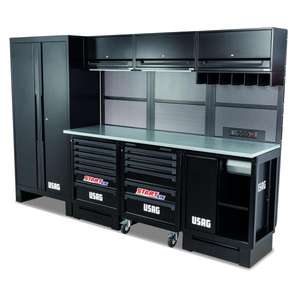 USAG - U05160295 Mobiliario de taller con plataforma de acero-EAN 8010239925366 BANCOS DE TRABAJO Y MESAS - Product Image 1