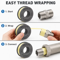 Ruban d'étanchéité PTFE le plus vendu, ruban PTFE pour joint de filetage de pompe à eau