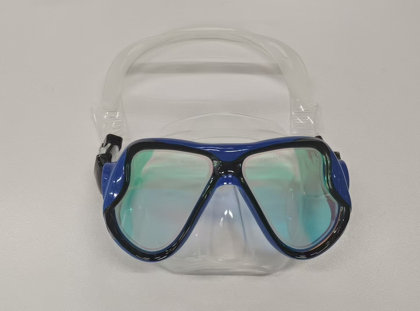 Coloré Bleu Noir Transparent