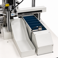Machine à coudre industrielle TS-8121, machine automatique de pliage d'étiquettes de lavage, machine de collage ultrasonique d'étiquettes de lavage, machine d'empilage