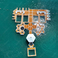 Lac Long Float Boat Dock Rampe Gonflable Floating Pontoon Platform Dock Jet Ski Floating Dock