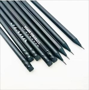 Juego de Lápices de Grafito Profesionales para Dibujo, Lápices Promocionales de Madera Negra HB, Impresión Digital Estándar Personalizada al por Mayor - Product Image 3