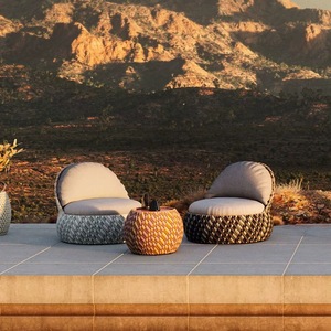 Rattan Outdoor Leisure <b>Chair</b> Hotel Pool <b>Chairs</b> Lounge Outdoor Sectional Balcony <b>Bed</b> <b>Chair</b> Set - Product Image 4