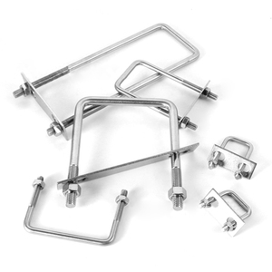 Plaque de cadre à boulon en U carré en acier inoxydable Pièces de <span class=keywords><strong>remorque</strong></span> de <span class=keywords><strong>voiture</strong></span> et accessoires de <span class=keywords><strong>remorque</strong></span> de bateau, y compris coupleur de sentier d'occasion et neuf - Product Image 1