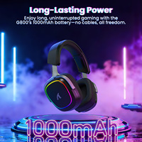 Casque de jeu sans fil Attack Shark G800 à connexion 3 modes et latence ultra-faible