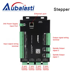Aubalasti RichAuto DSP B51 USB CNC kontrolör B51S B51E 3 eksen kontrol destek step ve Servo için CNC Router kontrol
