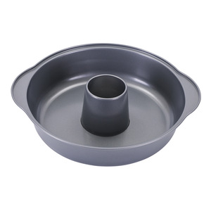 Molde redondo hueco para pasteles, herramienta para hornear de fondo plano de acero al carbono antiadherente para uso doméstico, color gris espacial - Product Image 4