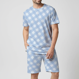 ชุดเซ็ตเสื้อยืดและกางเกงขาสั้นลำลองผ้าฝ้ายแห้งเร็ว ระบายอากาศดี สไตล์ไฮสตรีทสำหรับผู้หญิง ลายพิมพ์เรียบง่าย เหมาะสำหรับใส่หน้าร้อน มีจำหน่ายราคาส่ง - Product Image 1