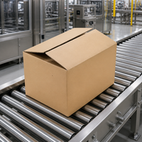 Boîtes d'expédition personnalisées en carton ondulé à double paroi - Matériaux recyclés écologiques réutilisables, boîte pliable avec doublure en mousse pour articles de boisson