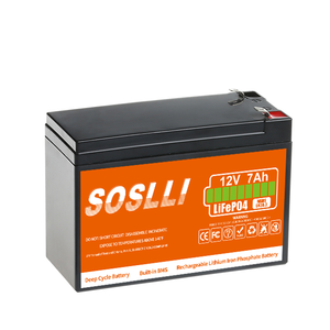 Batterie 12V 5Ah 7Ah 9Ah 10Ah 13Ah 15Ah 20Ah 28Ah 30Ah 35Ah Sistema di Accumulo con Batteria al Litio Lifepo4 12V per UPS - Product Image 1