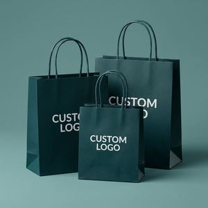 Sac de courses en paille de blé durable avec design graphique personnalisé pour l'emballage commercial et promotionnel éco-responsable - Product Image 1