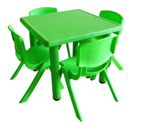 En gros usine directe vente Offre Spéciale d'école en plastique carré pour enfants enfant table pour la maternelle