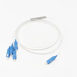 1x4 sc/upc โมดูล Type 850nm 1550nm Splitter ไฟเบอร์ออปติก PLC