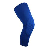 Genouillères réglables en silicone et spandex, manches élastiques et respirantes, pour le basket-ball, 2 pièces de quantité minimale de commande