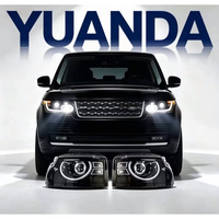 Phare de voiture pour Land Rover Discovery 4, projecteur LED, lentille de projecteur, 2010-2018, signal dynamique DRL, accessoire automobile