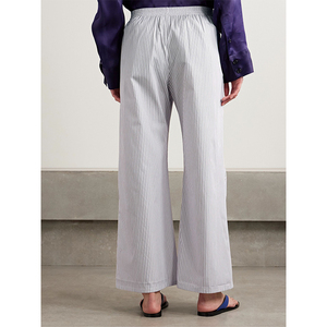 <span class=keywords><strong>Pantalon</strong></span> large à jambe droite pour <span class=keywords><strong>femme</strong></span> de haute qualité Coupe décontractée Style tendance <span class=keywords><strong>Pantalon</strong></span> élégant - Product Image 2