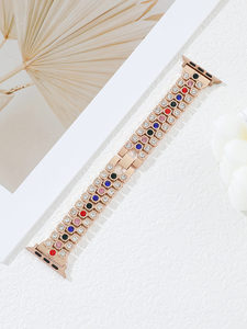 Estilos más nuevos desarrollados Venta caliente Bling Diamond Color-blocking App Smart <span class=keywords><strong>Watch</strong></span> para <span class=keywords><strong>Apple</strong></span> <span class=keywords><strong>Watch</strong></span> 49mm 45mm 44mm 42mm 38mm - Product Image 2