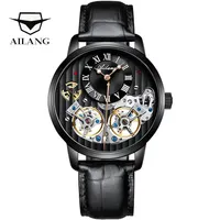 AILANG 8821 Montre-bracelet mécanique automatique pour homme avec boîte, montres en acier inoxydable, marques de montres de luxe pour les patrons