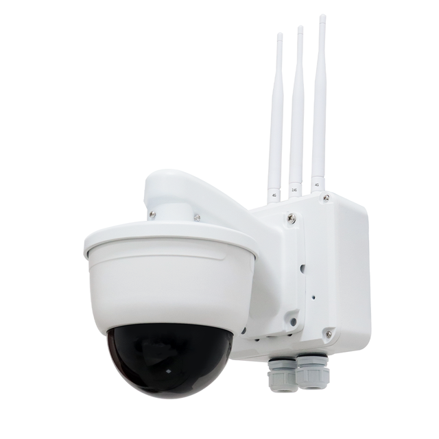 APP PTZ Dome Camera WiFi Security System 24/7 Auto Tracking Night Vision CMOS Sensor 4MP 4G Sim Card
