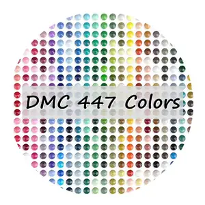 Wholesales חרוזים עם DMC 447 5d יהלומי ציור AB שרף מקדחות חרוזים אקריליק 2.5mm 2.8mm כיכר/עגול יהלומי Dotz מקדחות