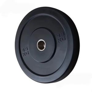 แผ่นน้ำหนักยางกันกระแทกสำหรับยกน้ำหนัก UC <span class=keywords><strong>UNIQ</strong></span> สำหรับการแข่งขันฟิตเนส ชุดแผ่นน้ำหนัก LBS สำหรับบาร์เบล - Product Image 3