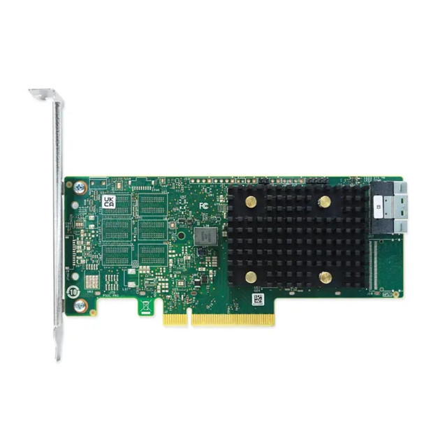 LSI 9500-8I-16i HBA Expansion Pass-Through Card SAS/SATA/NVMe Metal/Copper Cable for PC/Server Used Stock Available