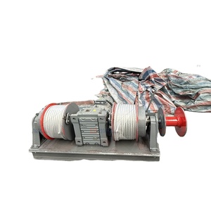 Torno de doble tambor de alta resistencia para minería subterránea y transporte de mineral por hileras de pozos - Product Image 1