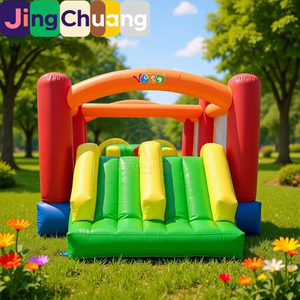 Trampoline de saut à l'élastique gonflable, lit de saut intérieur, château gonflable pour enfants, idéal pour centres commerciaux, parcs et salles de jeux, pour un plaisir de rebondissement - Product Image 1