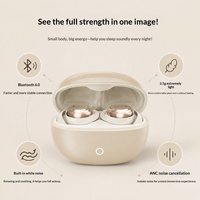 Écouteurs intra-auriculaires mini invisibles 5.3 sans fil pour dormeurs latéraux, avec suppression du bruit