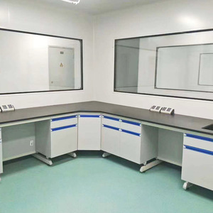 โต๊ะปฏิบัติการกลางห้องปฏิบัติการ KD-21454 750x800 มม. แท่นทดลองสำหรับงานวิจัย - Product Image 1