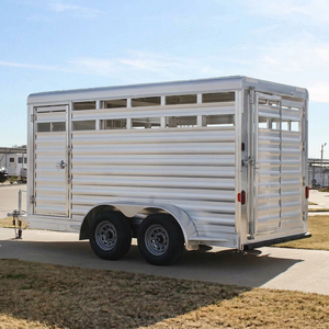 Remorque de transport d'animaux robuste pour bétail, capacité de 3301 kg, prix d'usine de gros imbattable, vente chaude - Product Image 1