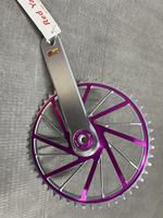 Pédalier creux à 3 boulons en alliage d'aluminium ultra léger CNC pour vélos de route/Brompton Bridy pliants et vélos cruisers