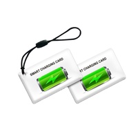 Impresión de código de barras resistente al agua personalizada epoxi recarga RFID NFC etiqueta RFID llavero con anillo de Metal