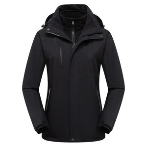 Windproof 3 In 1 Jacket Women Workwear With Custom Logo Printing Thermal Transfer - Product Image 4
